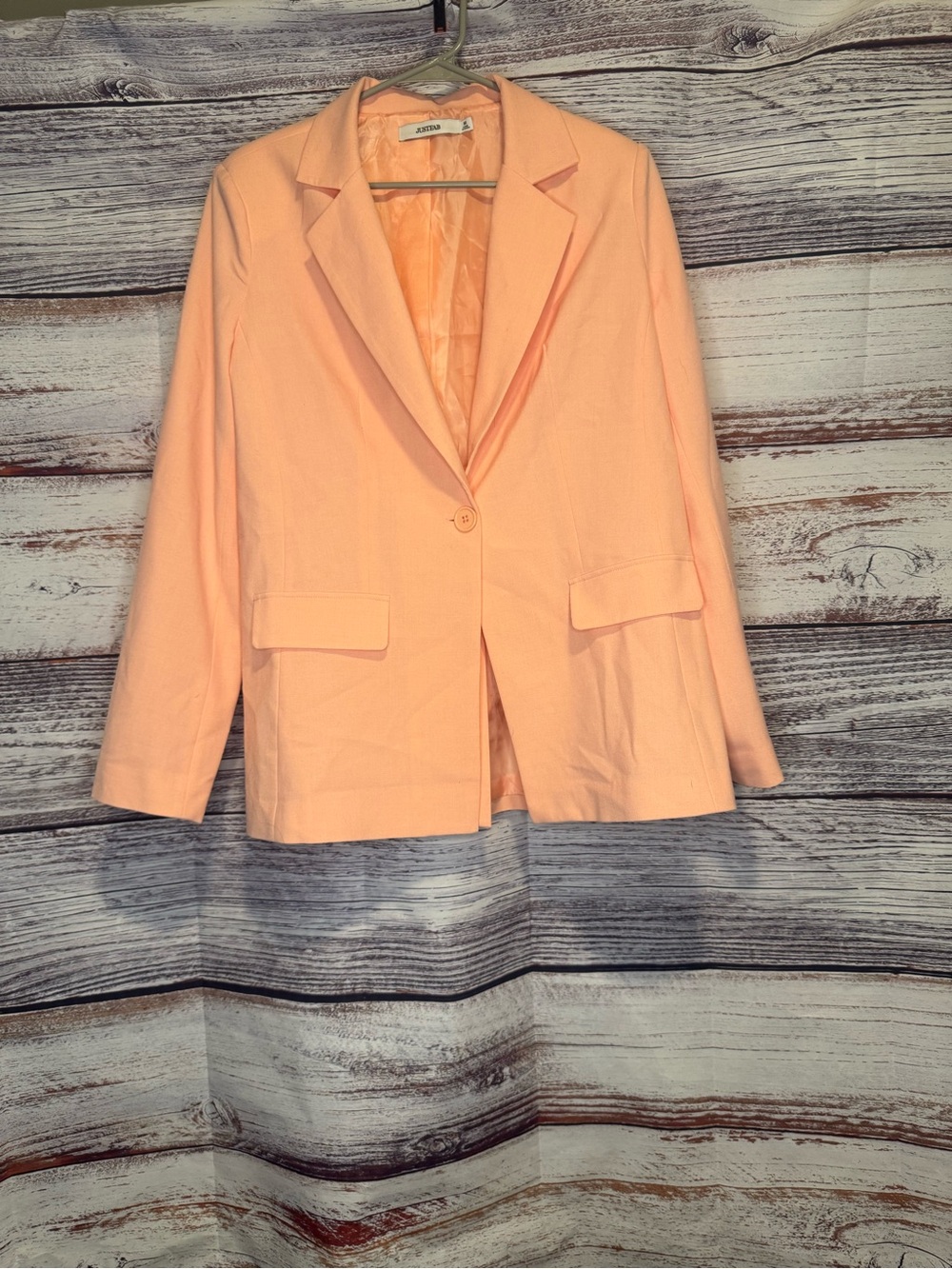 JustFab bright colored suit blazer jacket, new, medium